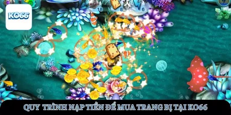 Quy trình nạp tiền mua trang bị vô cùng dễ dàng