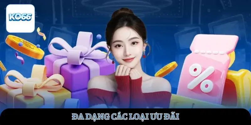Đa dạng các loại ưu đãi