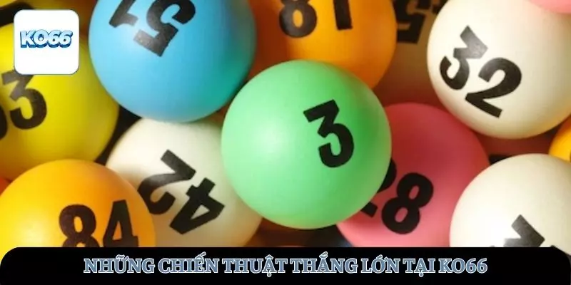 Những chiến thuật xổ số mà người chơi nên áp dụng tại KO66